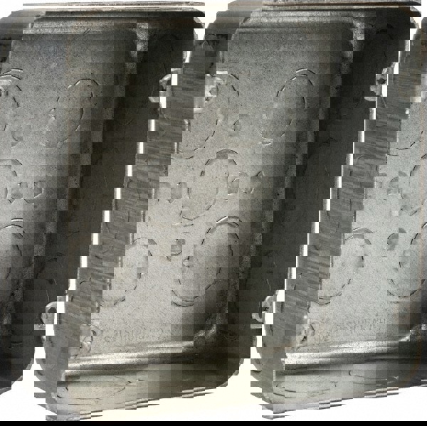 Electrical Outlet Box: Steel, Square, 4-11/16